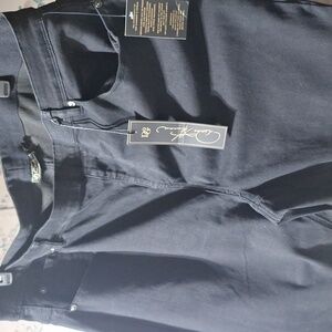 DG2 by Diane Gilman Black Straight Leg Jeans